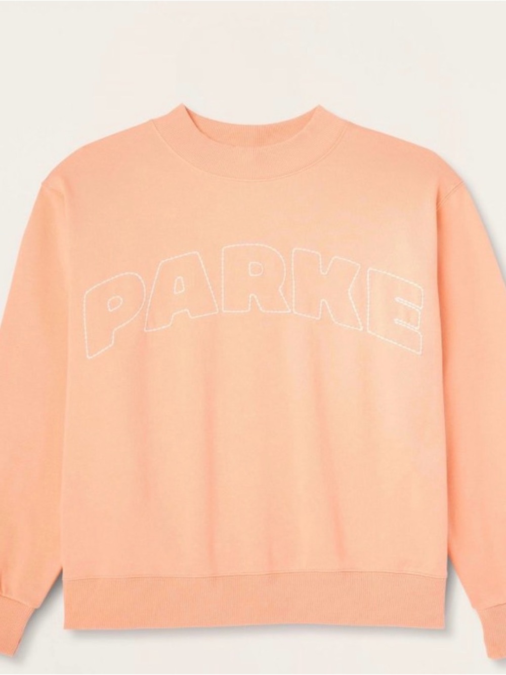 Parke Logo Crewneck Sweater - Peach Pink